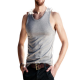 Men Summer Outdoors Sleeveless Solid Color O-neck Leisure Cotton Slim Vest Tops