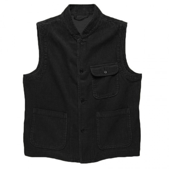 Mens Casual Multi Pockets Single Breasted Thick Warm Slim Fit Vintage Vest