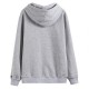 100% Cotton Sweatshirts Cardigan Zip Men's Thick Warm Fleece Lining Casual Sport Hoodies