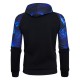 3D Skull Side Printed Hoodies Men's Loose Casual Sports Sweatshirt