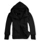 Autumn Fashion Cotton Loose Zipper Casual Thick Hooded Sweatshirt for Men