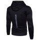 Autumn Winter European Mens Fashion Zipper Design Stitching Hoodies Sweatshirts