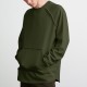 Men's Casual Cotton Solid Color Crew Neck Long Sleeve Overhead Sweatshirt