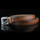 108CM Leather Printting Belt Leisure Jeans Waistband With Alloy Pin Buckle for Men