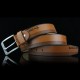 108CM Leather Printting Belt Leisure Jeans Waistband With Alloy Pin Buckle for Men