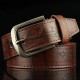 108CM Mens Leather Printting Belt Leisure Jeans Waistband With Alloy Pin Buckle