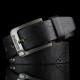 108CM Mens Retro Cowboy Belt Leisure Wild Hollow Rivet Punk Leather Pin Belt Waistband Strips