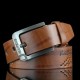 108CM Mens Retro Cowboy Belt Leisure Wild Hollow Rivet Punk Leather Pin Belt Waistband Strips