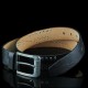 108CM Mens Retro Cowboy Belt Leisure Wild Hollow Rivet Punk Leather Pin Belt Waistband Strips