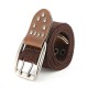 110CM Men Casual Canvas Belt Women Outdoor Wasitband Jeans Belts