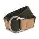 115CM Men Double Ring Loop Canvas Belt Alloy Leather Buckle Pants Strip 115CM Men Double Ring Loop Canvas Belt Alloy Leather Buckle Pants Strip