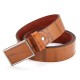 115cm Mens Business Casual Alloy Tablet Slide Buckle Waistband Strap Vogue Leather Belt