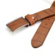 115cm Mens Business Casual Alloy Tablet Slide Buckle Waistband Strap Vogue Leather Belt