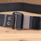 120 Men Aluminum 9 Word Buckle Nylon Elastic Belt Outdoor Woven Canvas Belt