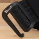 120 Men Aluminum 9 Word Buckle Nylon Elastic Belt Outdoor Woven Canvas Belt