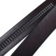 120CM 125CM Business Casual Printed Two-Layer Leather Embossed Waist Belt with Alloy Automatic Buckl