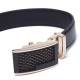 120CM 125CM Mens Business Two-Layer Leather Alloy Automatic Buckle Belt Fashion Waist Belts