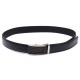 120CM 125CM Mens Business Two-Layer Leather Alloy Automatic Buckle Belt Fashion Waist Belts