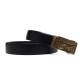 120CM 125CM Mens Business Two-Layer Leather Waist Belts Quick Adjustment Automatic Buckle Belt