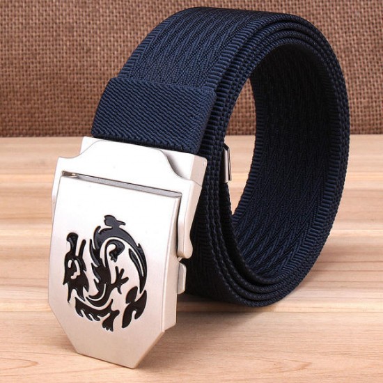 120CM Mens Nylon Alloy Buckle Military Tactical Belts Outdoor Jeans Strip