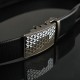 125-130CM Men Business Genuine Leather Belt Casual Automatic Buckle Waistband Belt