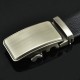 125-130CM Men Genuine Leather Business Belt Casual Automatic Buckle Belt Strip