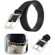 Men Business PU Leather Belt Casual Pin Buckle Waist Strap Waistband