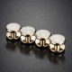 Cufflinks Shirt Studs Set Men Elegant Black White Tuxedo Formal Suit