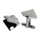 Men Cufflinks Geometric Shape Smooth Metal Drawing Cufflinks for Shirt Men Cufflinks Geometric Shape Smooth Metal Drawing Cufflinks for Shirt
