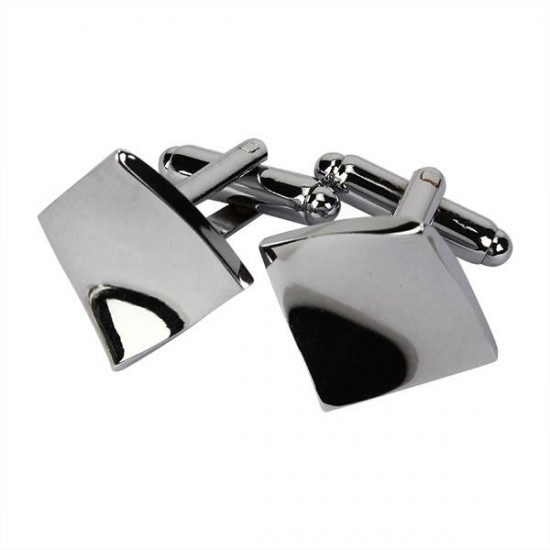 Men Cufflinks Geometric Shape Smooth Metal Drawing Cufflinks for Shirt Men Cufflinks Geometric Shape Smooth Metal Drawing Cufflinks for Shirt