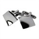 Men Cufflinks Geometric Shape Smooth Metal Drawing Cufflinks for Shirt Men Cufflinks Geometric Shape Smooth Metal Drawing Cufflinks for Shirt