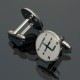Men Male Silver Number Pattern Round Baking Finish Cuff Links Wedding Gift Suit Shirt Accessories Men Male Silver Number Pattern Round Baking Finish Cuff Links Wedding Gift Suit Shirt Accessories