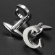 Men Shirt Suit Wedding Letter Stainless Steel Silver Cufflinks Gift