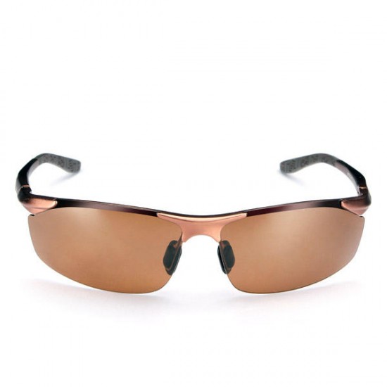 Aluminum Magnesium Alloy Frame Sunglasses Polarized Driving Glasses