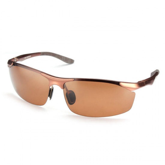 Aluminum Magnesium Alloy Frame Sunglasses Polarized Driving Glasses