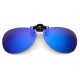 Clip-on Night Vision UV400 Polarized Lens Glasses Outdoor Driving Sunglasses
