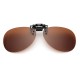 Clip-on Night Vision UV400 Polarized Lens Glasses Outdoor Driving Sunglasses