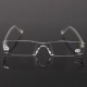 Fashion Resin Clear Rimless Reader Presbyopic Eyewear Reading Glasses