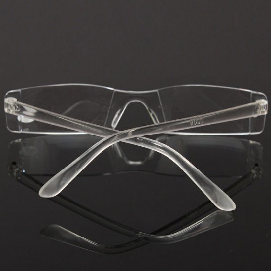Fashion Resin Clear Rimless Reader Presbyopic Eyewear Reading Glasses