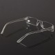 Fashion Resin Clear Rimless Reader Presbyopic Eyewear Reading Glasses