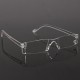 Fashion Resin Clear Rimless Reader Presbyopic Eyewear Reading Glasses