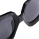Mens Womens Reflective Plating Film Big Frame Resin UV400 Sunglasses