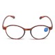 Retro Anti Blue Ray Reading Glasses Round Frame Computer Presbyopic Eyeglasses