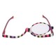 Rotatable Lens Reading Glasses Enlarged Folding Makeup Use Of Eyeglasses for Women