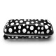 Zipper Hook PU Dot Sunglasses Box Compression Resistance Plastic Travel Carry Case Bag