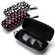 Zipper Hook PU Dot Sunglasses Box Compression Resistance Plastic Travel Carry Case Bag Zipper Hook PU Dot Sunglasses Box Compression Resistance Plastic Travel Carry Case Bag