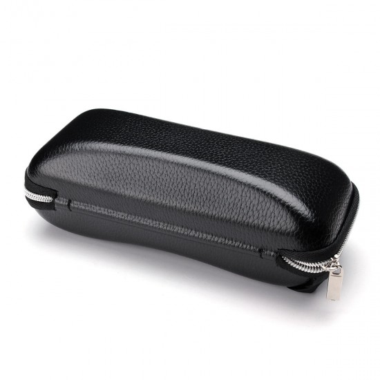 Zipper Hook PU Dot Sunglasses Box Compression Resistance Plastic Travel Carry Case Bag