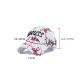 CACUSS Unisex Men Women Canvas Letter Embroidery Sun Peaked Cap Fashion Sport Couple Baseball Caps