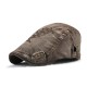 Dad Summer Adjustable Printting Beret Caps Mens Outdoor Visor Newsboy Hunting Hat