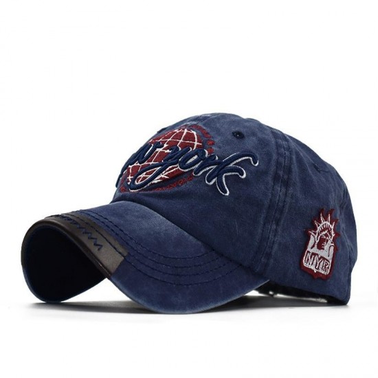 Men Women Summer Washed Cotton Baseball Cap Outdoor Sport Adjustable Snapback Hat